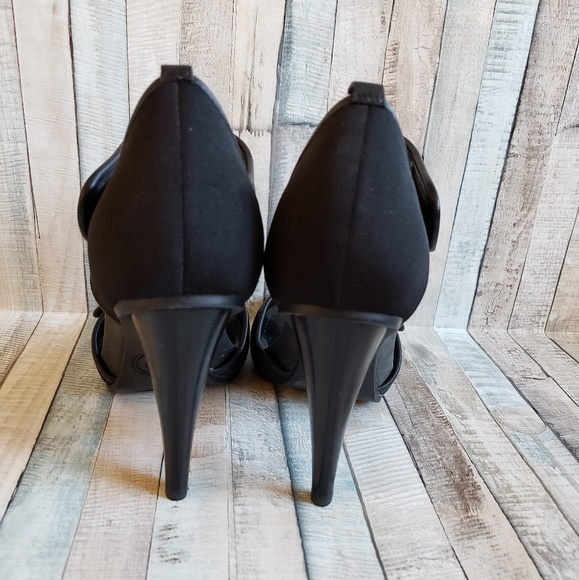 Jessica Simpson black heels -sz 6.5 - Picture 3 of 4